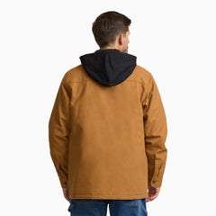 Insulated Duck Hooded Shirt Jacket