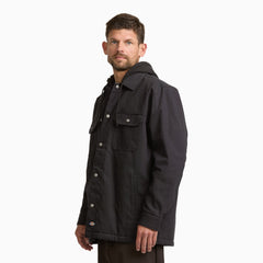 Insulated Duck Hooded Shirt Jacket