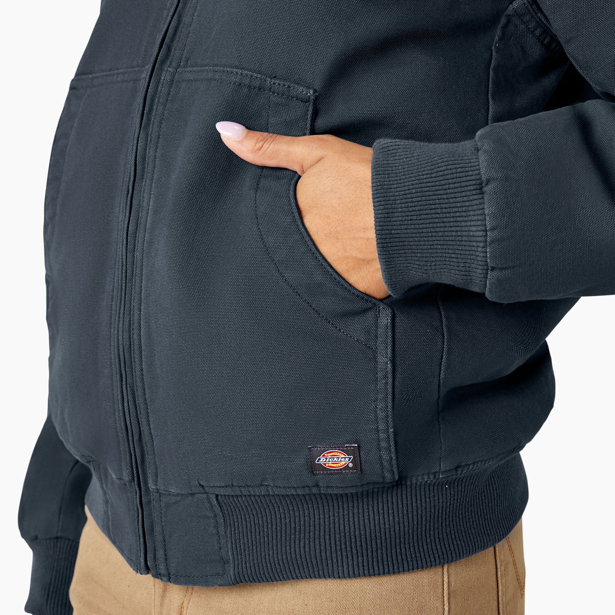 Women's Fleece Lined Duck Canvas Jacket