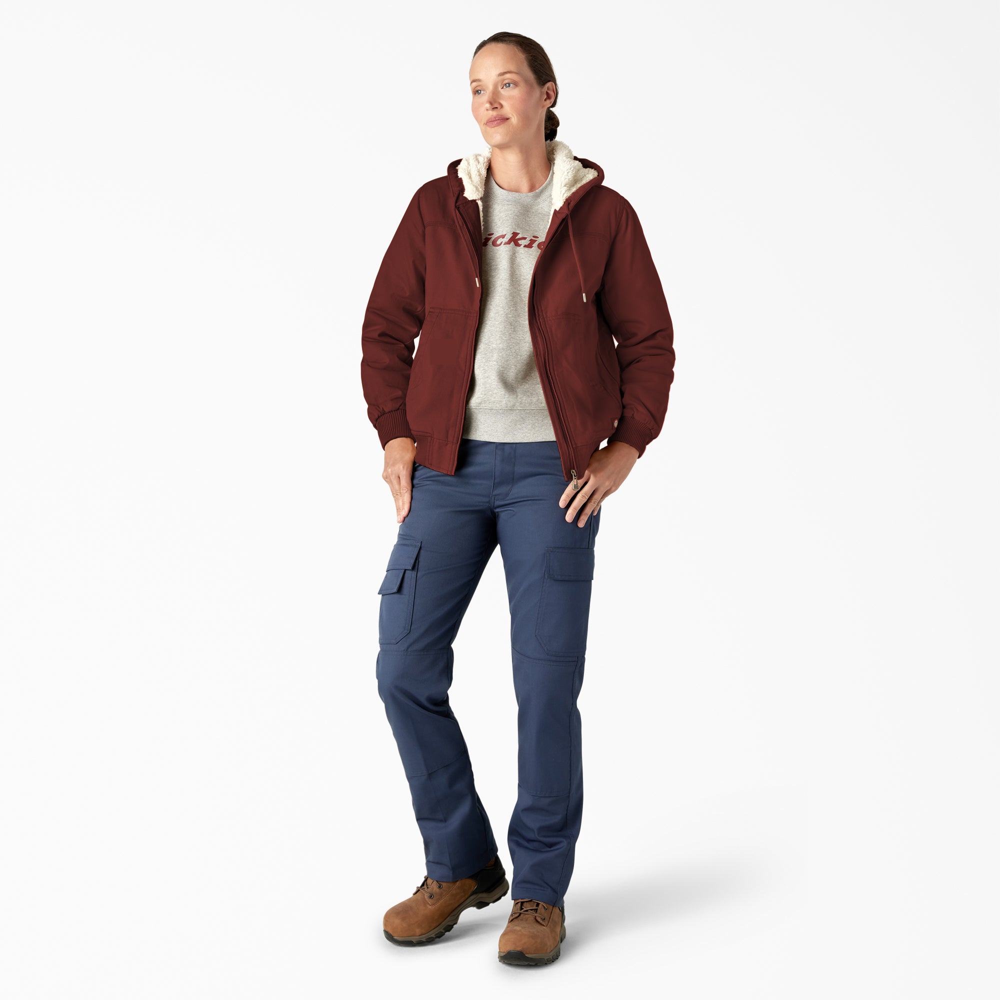 Women's Fleece Lined Duck Canvas Jacket