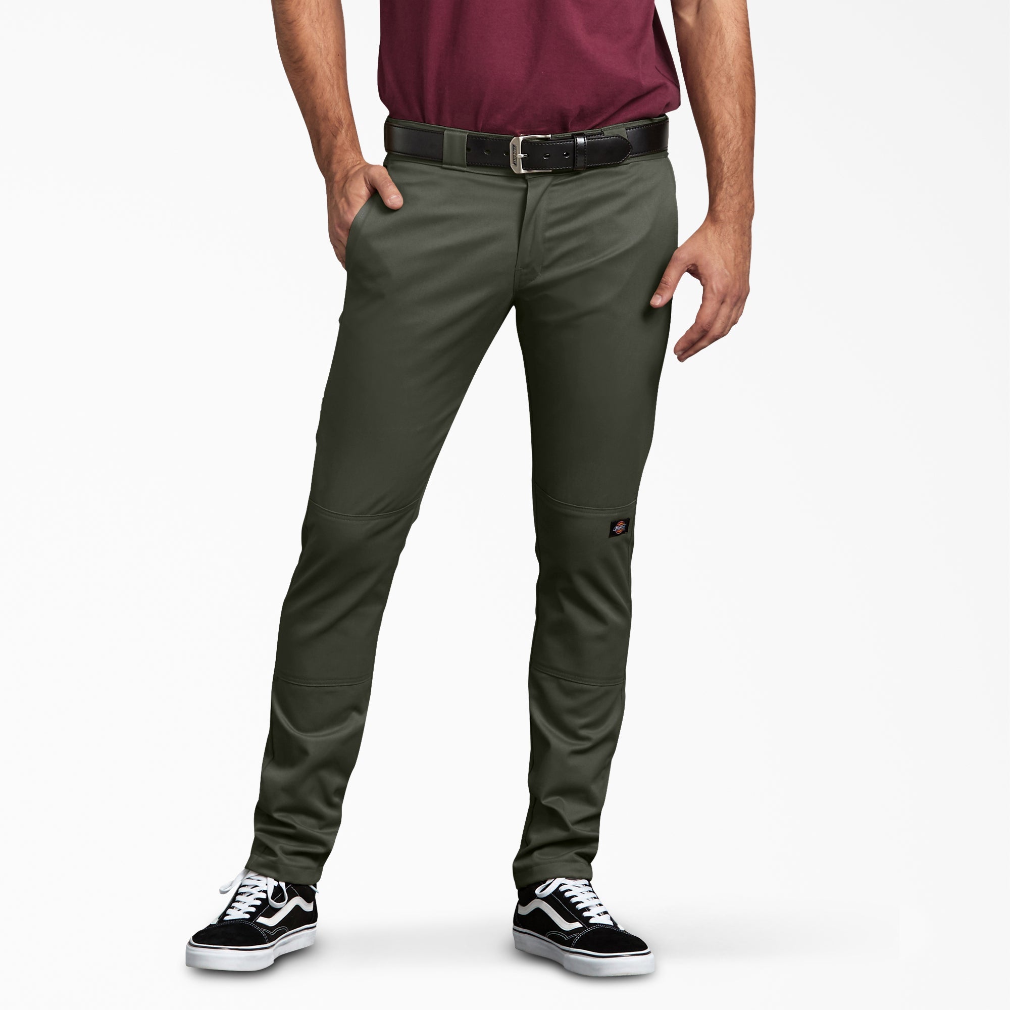 FLEX Skinny Fit Double Knee Work Pants