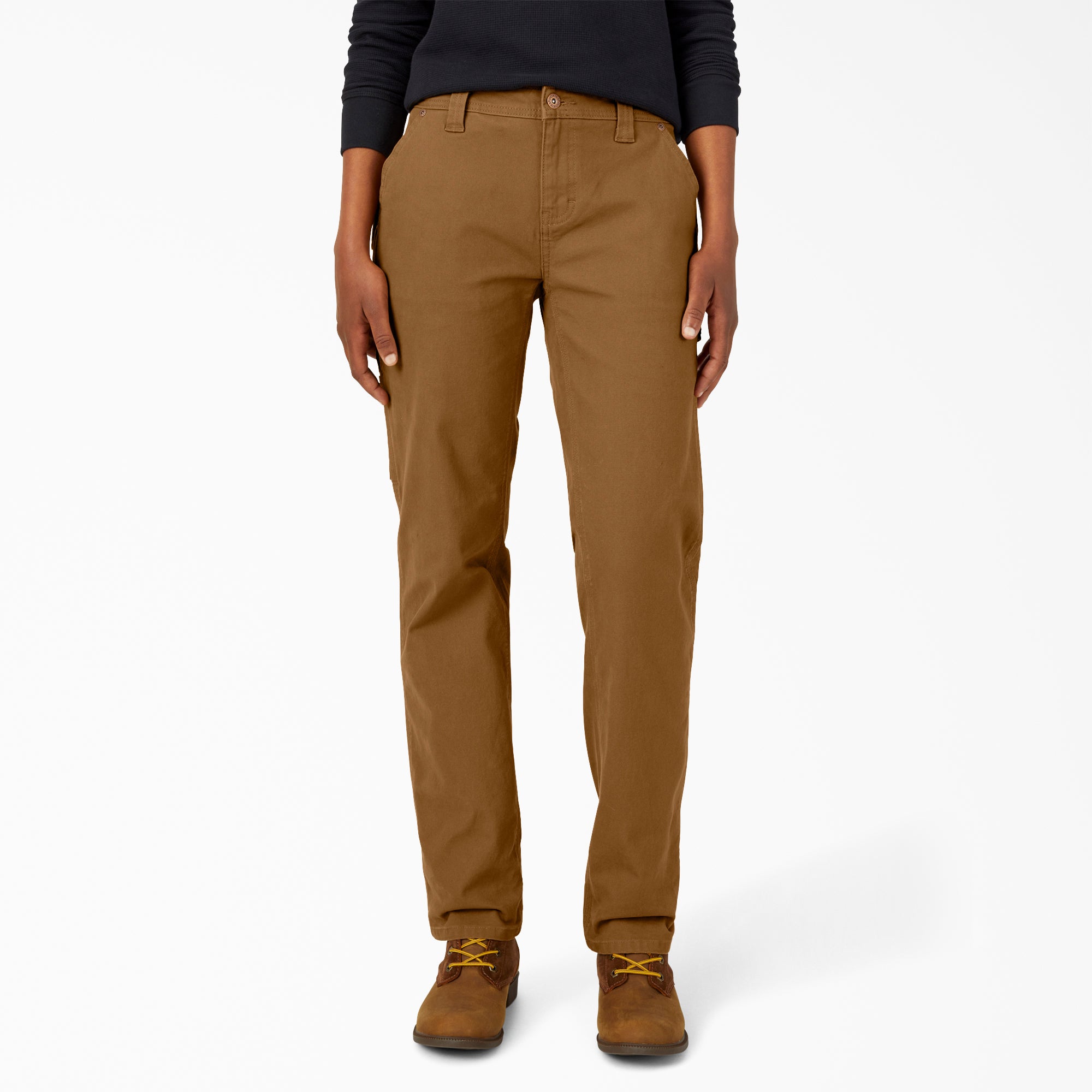 Women's FLEX Relaxed Straight Fit Duck Carpenter Pants