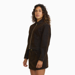 Women's Flocked Unlined Cropped Eisenhower